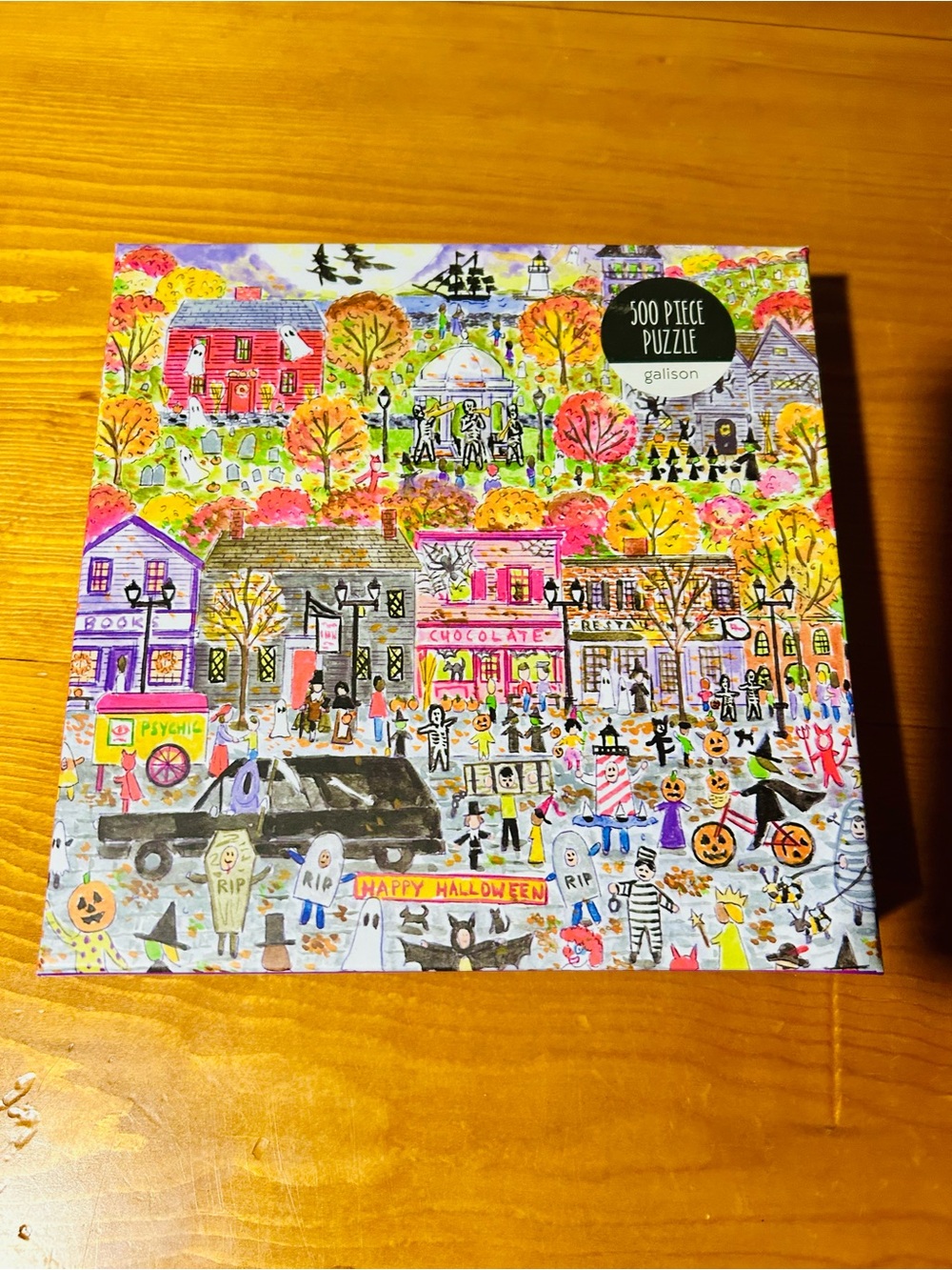 500-Piece Halloween Parade Galison puzzle (complete - no missing pieces)